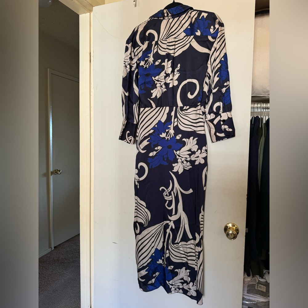 PRINTED SHIRT DRESS - Picture 6 of 6